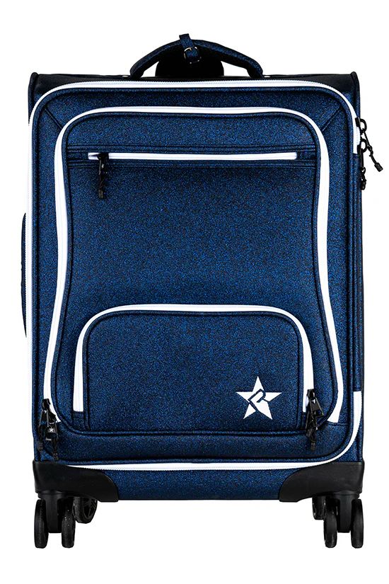Navy Rebel Dream Luggage with White Zipper | Rebel Athletic