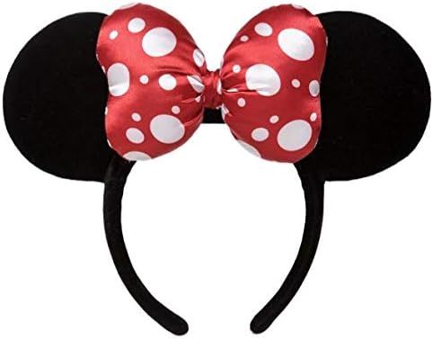 Disney Parks - Minnie Ears Headband - Satin Polka Dot Bow | Amazon (US)