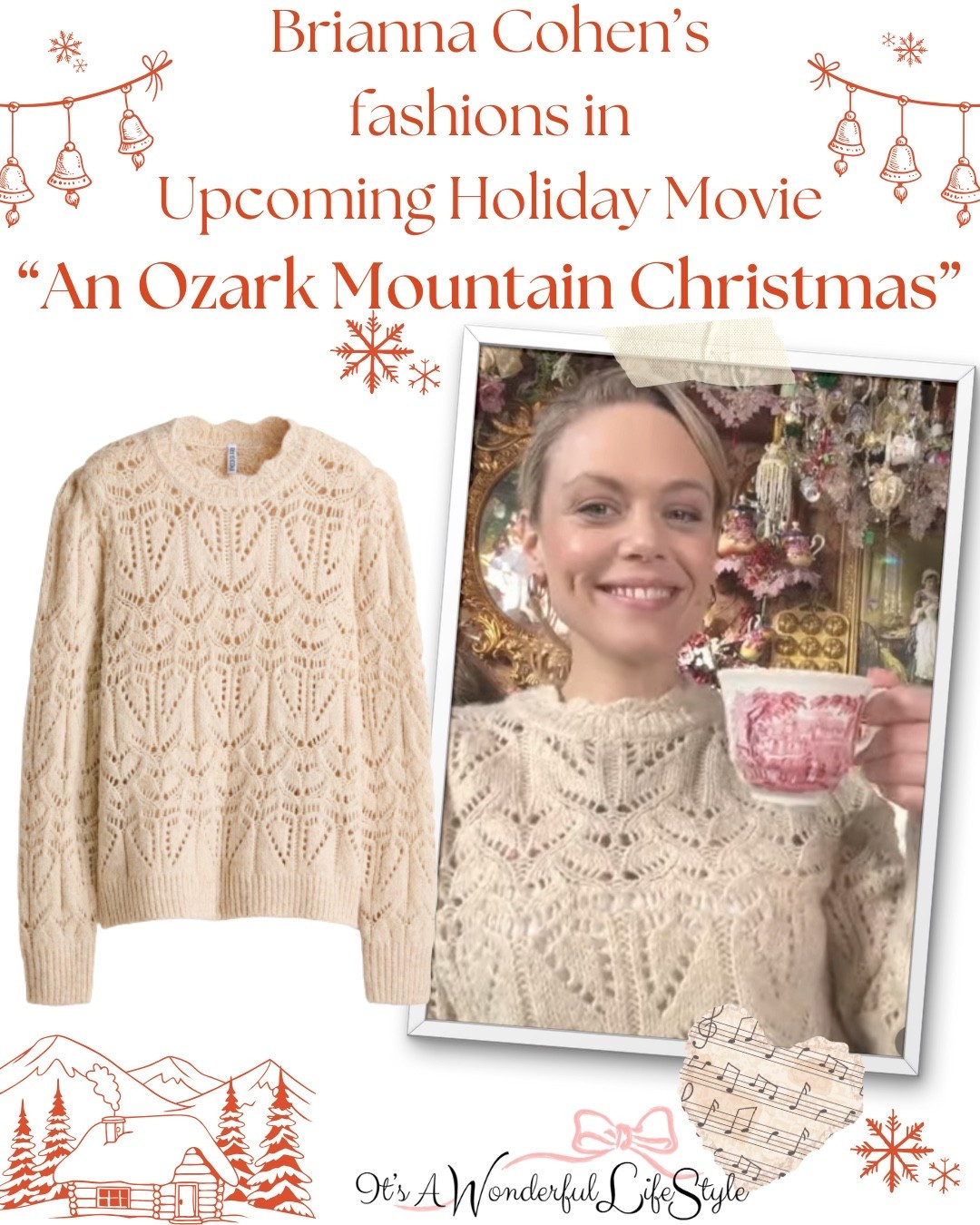 Tea anyone? ☕ 
Snag Brianna’s gorgeous sweater seen on the set of “An Ozark Mountain Christmas”… full of charm, grace, and cozy Christmas spirit!🎄


#LTKSaleAlert #LTKSeasonal