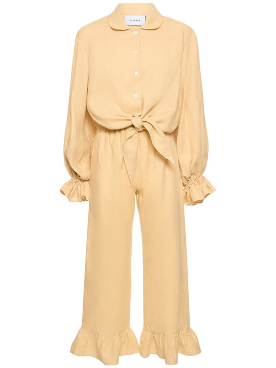 Rumba linen lounge suit | Luisaviaroma