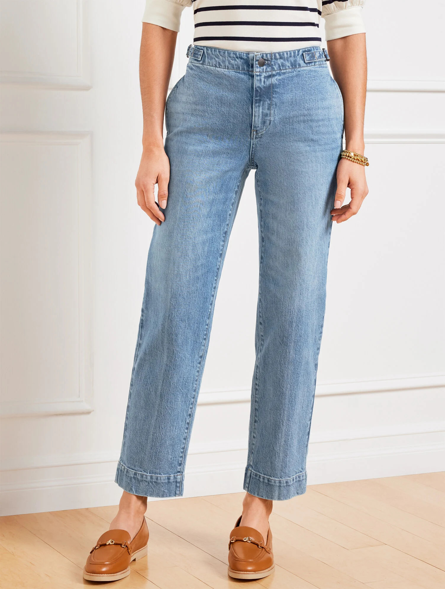 Straight Ankle Jeans - Blaire Wash | Talbots