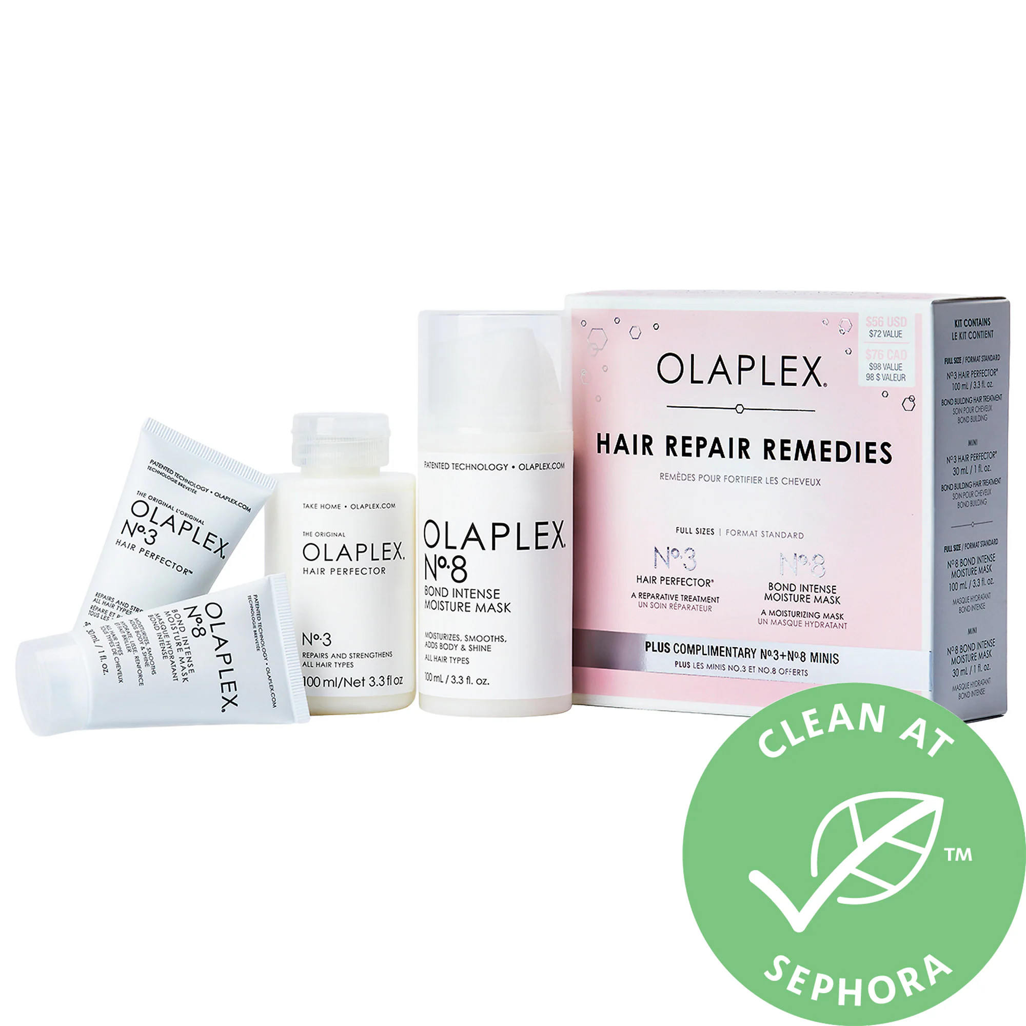 Olaplex No. 3 & No. 8 Hair Repair Remedies Set | Sephora (US)