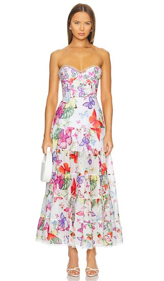 Danny Dress in White Borbo | Revolve Clothing (Global)