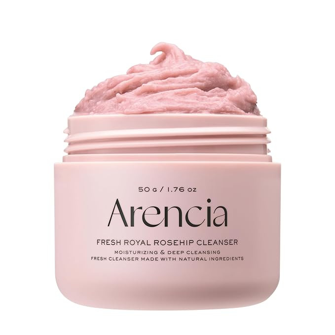 Arencia Rosehip Brightening Rice Mochi Face Cleanser & Daily Scrub - Moisturizing, Exfoliating & ... | Amazon (US)