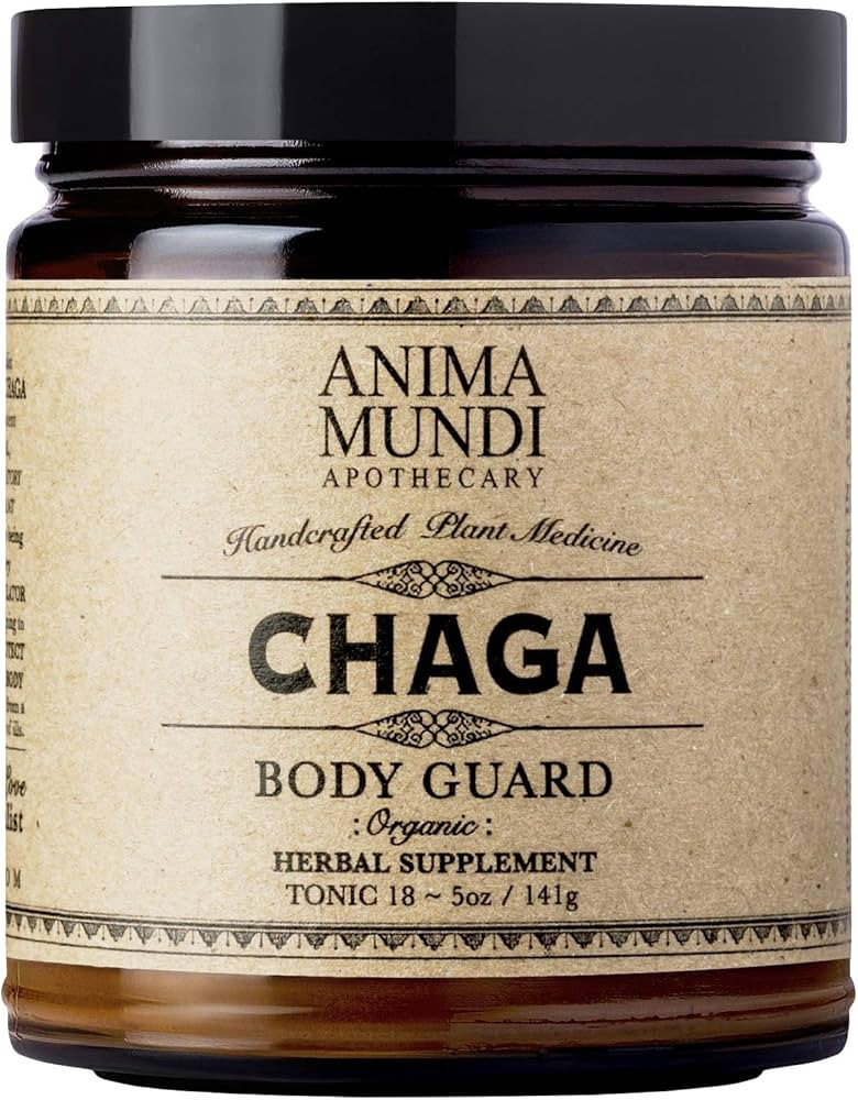 Anima Mundi Chaga Mushroom Powder - Organic Chaga Mushroom Powder - Immune System Support Supplem... | Amazon (US)