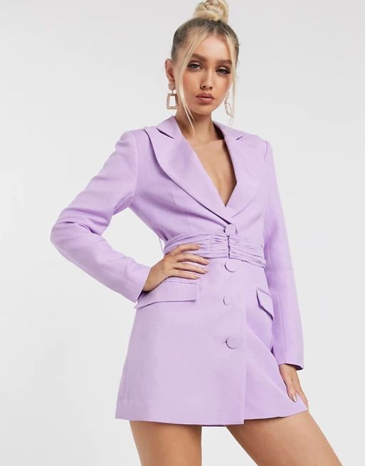 Significant Other dahlia blazer mini dress in lavender | ASOS US