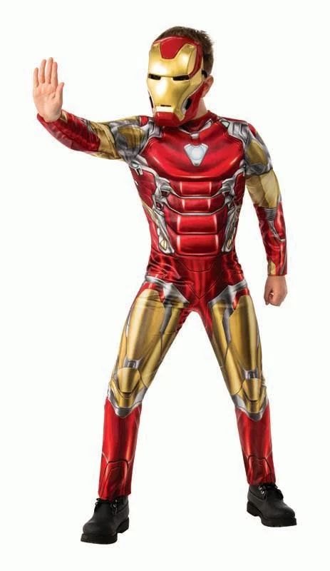 Child Officially Licensed Boys Marvel Iron Man Halloween Costume Small, Red - Walmart.com | Walmart (US)
