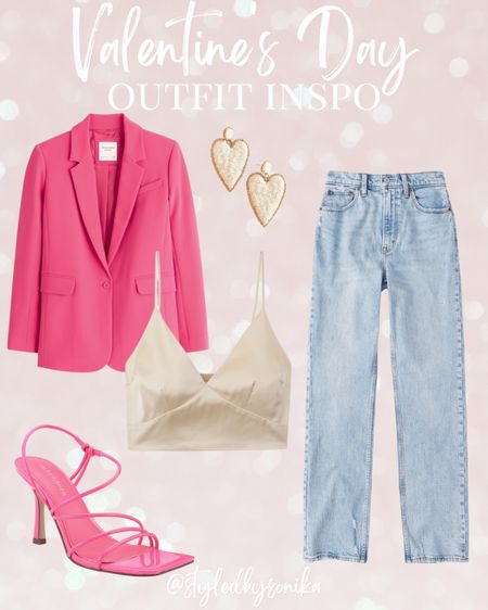Valentine’s Day outfit idea 
Vday outfit
Pink blazer
Pink shoes
Jeans


#LTKsalealert #LTKunder100 #LTKstyletip
