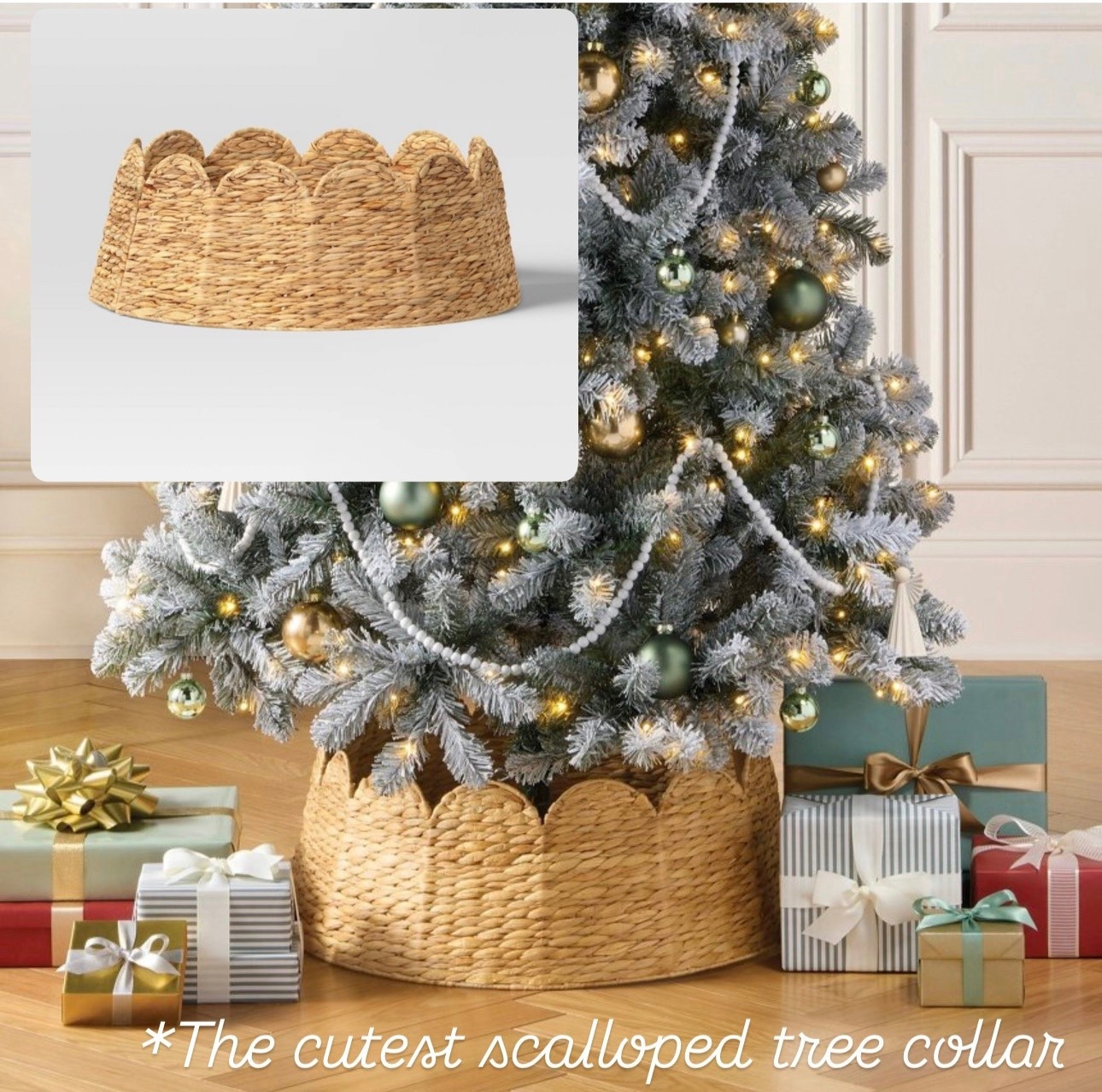 This scallop Christmas tree collar is the perfect way to dress up your holiday tree with a clean, classic look. The scalloped edge adds just the right amount of charm while keeping everything looking polished and elevated for the season. Such an easy swap that instantly upgrades your decor and works beautifully with any style.

Elevate your holiday decor with this scallop Christmas tree collar that adds a timeless, stylish touch to any Christmas tree setup, perfect for modern holiday decorating, neutral Christmas decor, cozy festive home ideas, scalloped tree collar inspiration, holiday home styling, trending Christmas decor finds, best tree collars, holiday home makeover, Christmas tree styling ideas, Christmas tree accessories, scallop edge holiday decor, classic Christmas home, LTK Christmas decor, holiday home inspiration.

#LTKHoliday #LTKFindsUnder50 #LTKHome