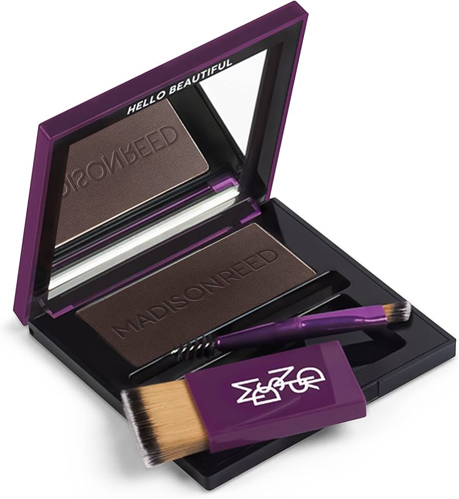 Madison Reed Root Touch Up + Brow Filler, Ombra Dark Brown, Instant Gray Coverage, Fills in Brows... | Amazon (US)