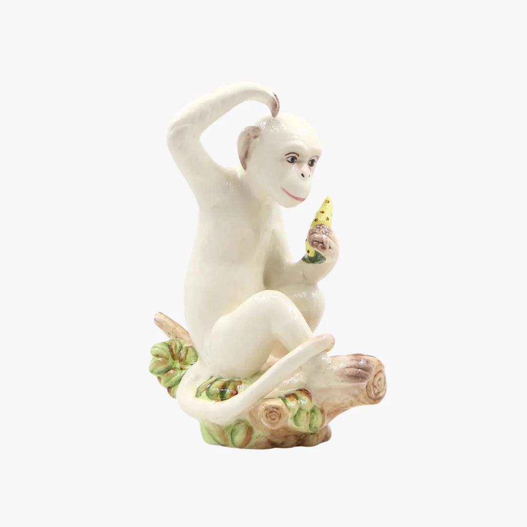 Left Facing Monkey Figurine | Dear Keaton