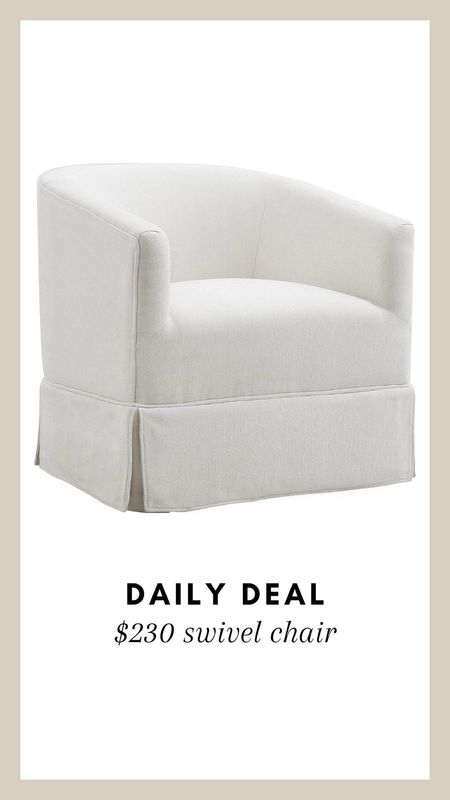 Clip the coupon for an extra $20 off this swivel chair on Amazon today! Would look great as a pair in a living room or office area. 

Amazon home, Amazon furniture, Amazon decor, living room chair, accent chair, nursery chair, swivel furniture, white furniture, sale alert, Locus Bono, upholstered chair, upholstered furniture, lounge chair; chair for small spaces, cream furniture, barrel chair

#LTKhome #LTKstyletip #LTKsalealert