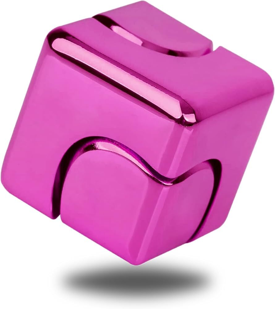Amazon.com: Dr.Kbder Fidget Spinner Cube Fidget Toys Adults, Metal Pink EDC Figette Cool Women De... | Amazon (US)