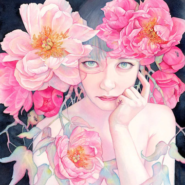 CLANDESTINE Open Edition Fine ART PRINT Peonies Watercolor - Etsy Canada