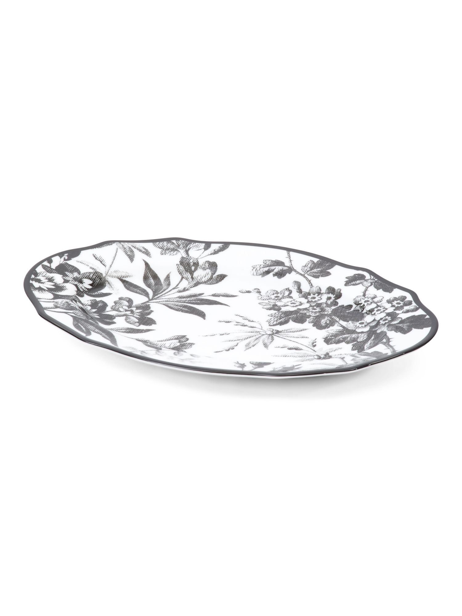 Made In Italy Porcelain Herbarium Hors Doeuvre Plate | TJ Maxx