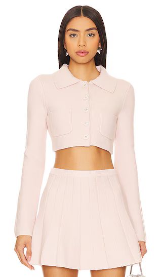 Solveig Cardigan in Light Pink | Revolve Clothing (Global)