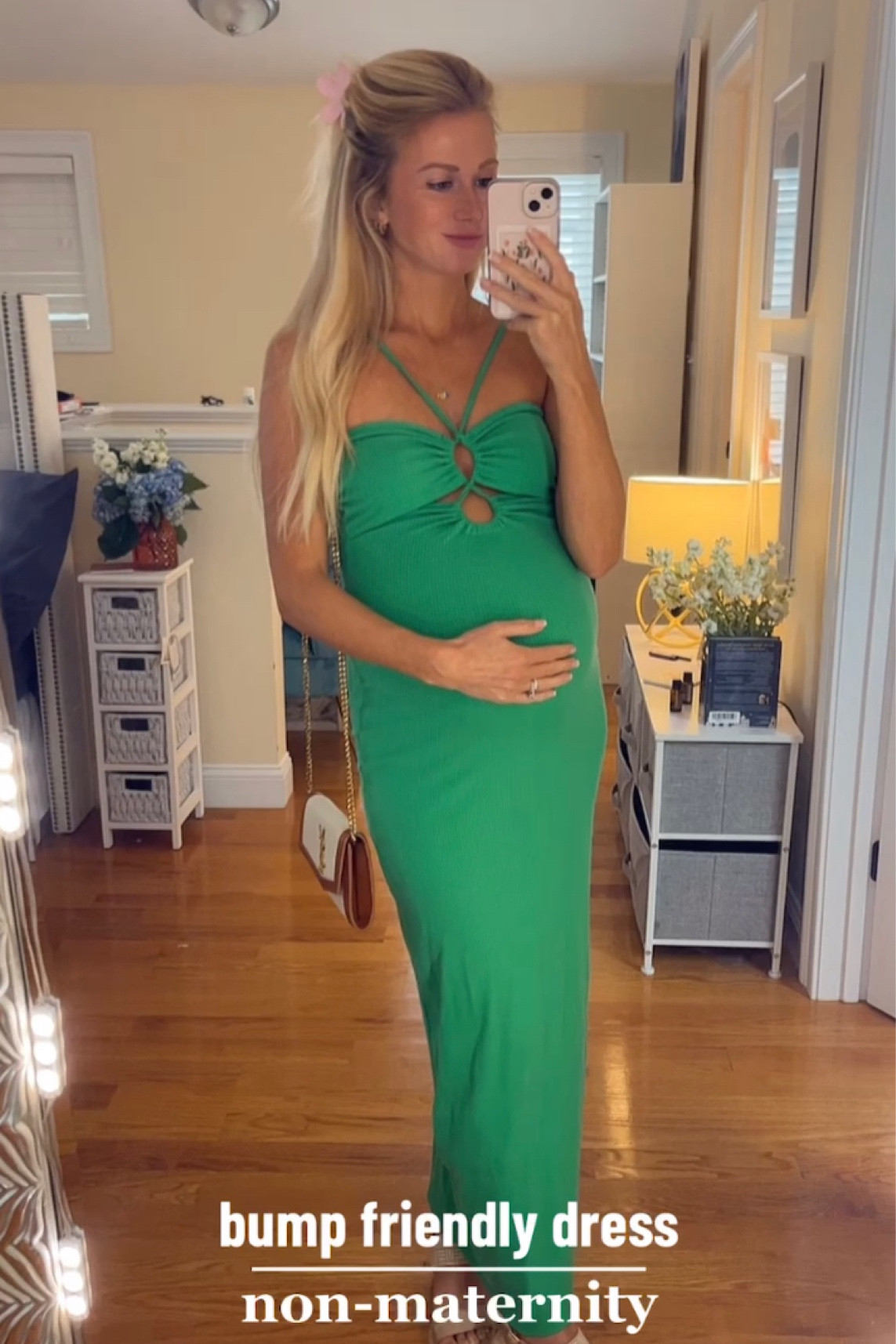 Bump Friendly Vacay or Special Occassion Dress from Revolve! True to size 

#LTKbump #LTKwedding #LTKtravel