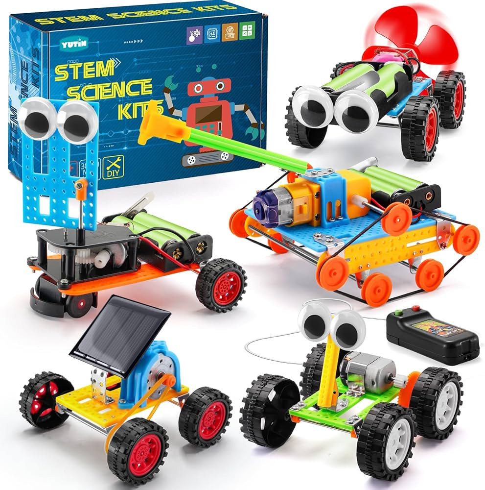 STEM Kits for Kids Ages 5-7 8-10, Robot Building Kits for Boys 8-12, Science Experiments for Kids... | Amazon (US)