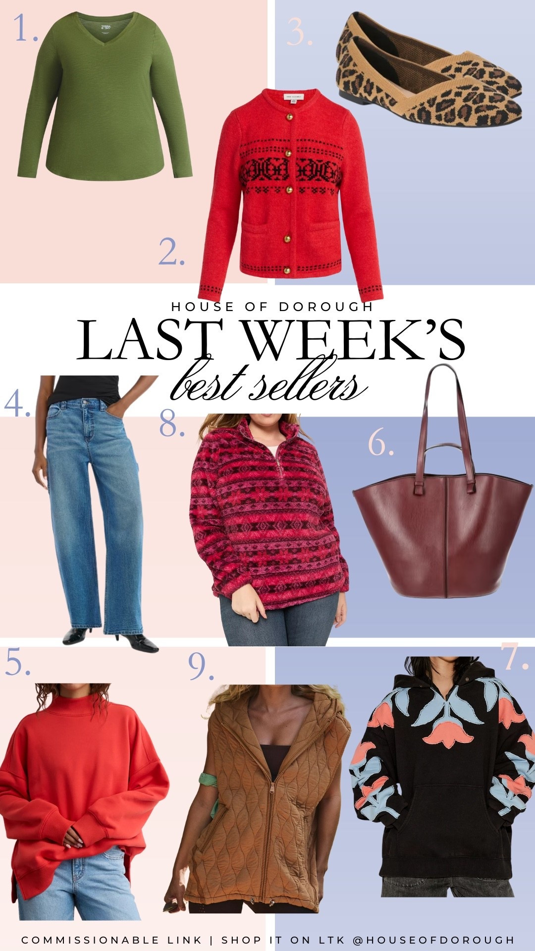 Last week’s best sellers! 

Plus size fashion, best sellers, what to wear for winter, winter outfit ideas, mom style, midsize fashion, winter fashion

#LTKPlusSize #LTKMidsize