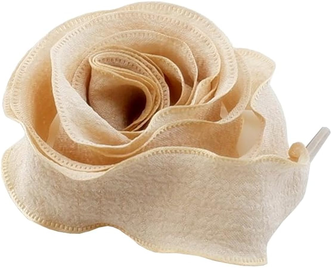 goodlace Flat Rose Ribbon Shoelaces 1" Wide Laces Fashion for Sneakers Sport Shoes 47" Long | Amazon (US)