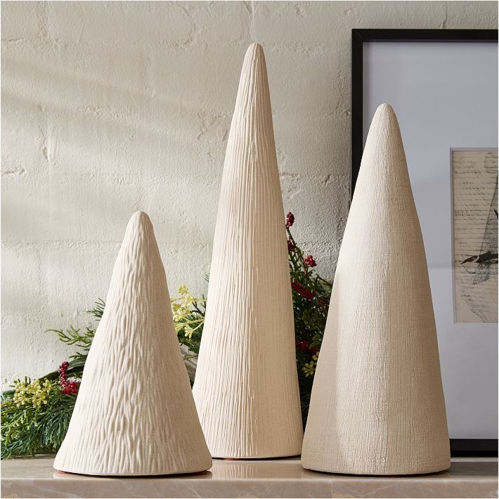 Textured Ceramic Decorative Tabletop Trees | West Elm (US)