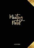 Meeting Notes Agenda: Weekly and Monthly Business Organizer with Action Items - To Do Lists - Notes  | Amazon (US)