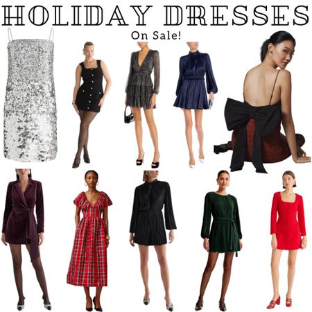 Some of my fav Christmas party and holiday dresses that are on sale for Black Friday/cyber Monday! Sequins, tweed, plaids, bows and more 🌲

#LTKHoliday #LTKsalealert #LTKCyberWeek
