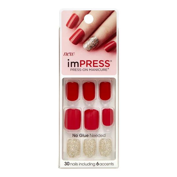 ImPRESS Press-on Nails Gel Manicure - Tweetheart | Walmart (US)
