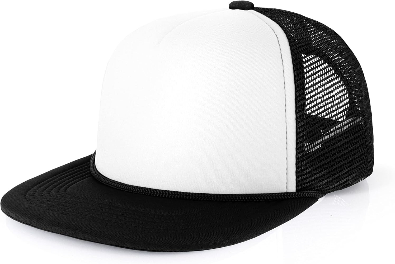 CHOK.LIDS Flat Bill Foam Top Hats for Men and Women Adjustable Snapback Trucker Hat Trendy Color ... | Amazon (US)