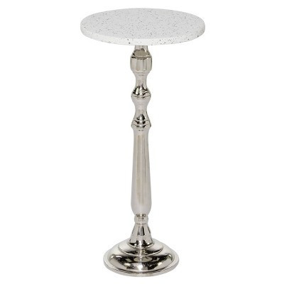 Traditional Terrazzo Accent Table White - Olivia & May | Target