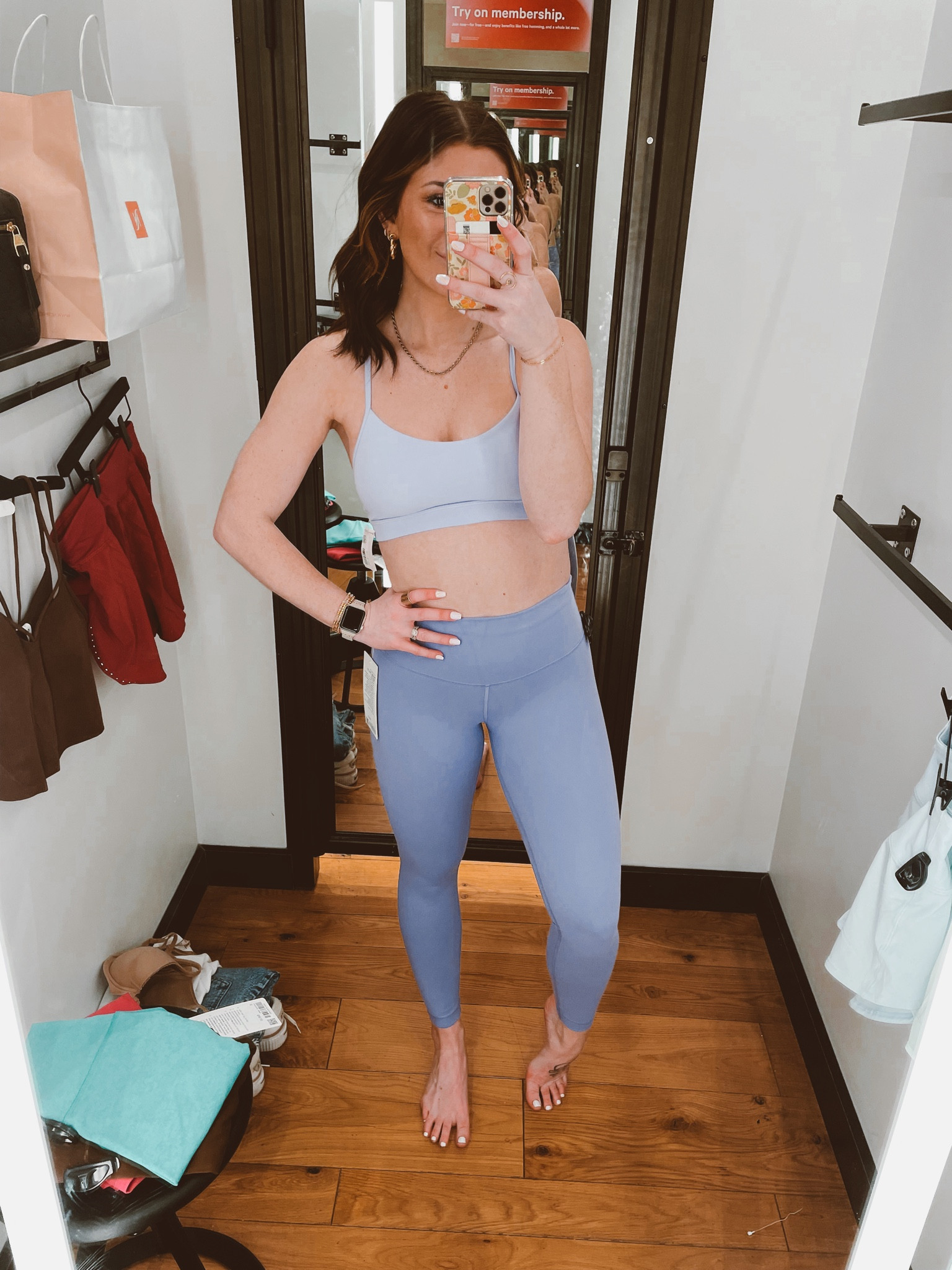 Here for this lavender moment! I love a monochromatic look and this bra and leggings combo from Lululemon is giving me all the heart eyes! Wearing a 6 in the bra and 4 in the leggings! 

#LTKunder100 #LTKfit #LTKSeasonal