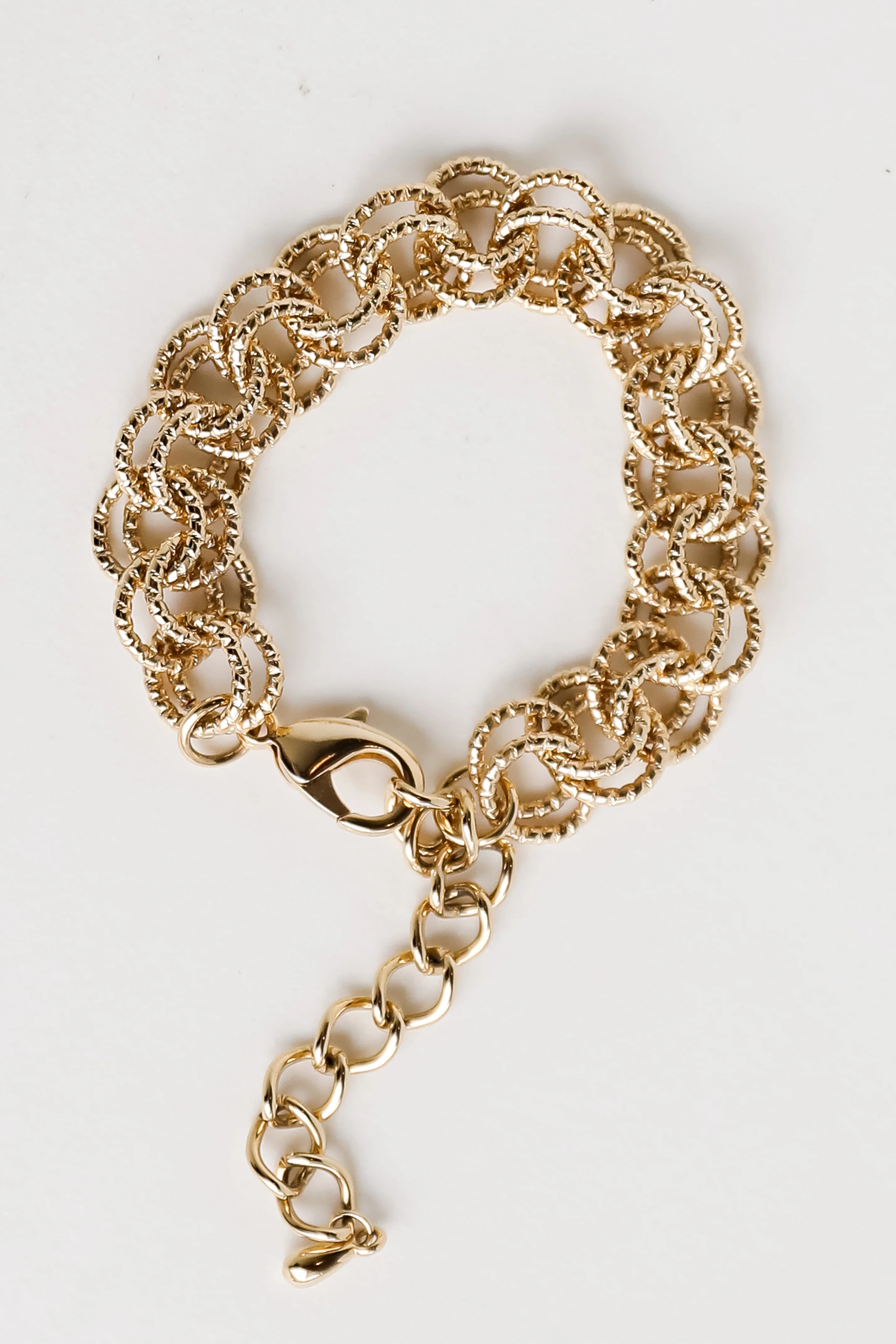 Melody Gold Chainlink Bracelet | Dress Up