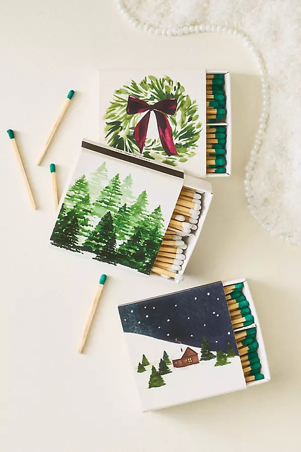 Abigail Jayne Holiday Mini Matches, Set of 3 | Anthropologie (US)