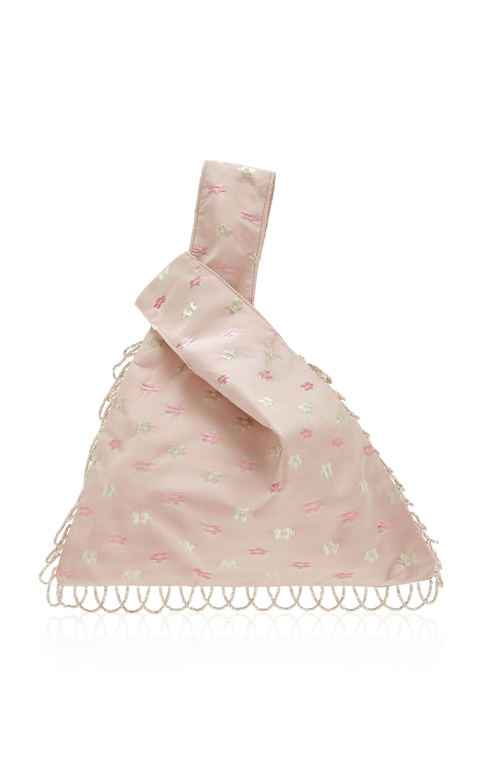 Embroidered Silk Knot Bag | Moda Operandi (Global)