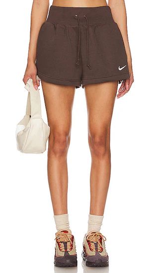 Phoenix High Waisted Shorts in Baroque Brown & Sail | Revolve Clothing (Global)