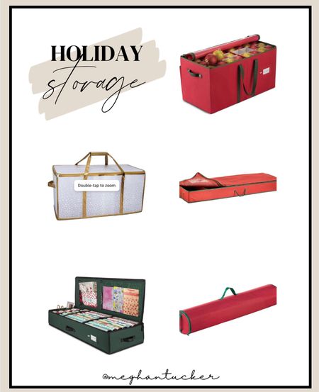 These Christmas storage bins and bags are a favorite! 

#LTKHoliday #LTKSeasonal #LTKhome