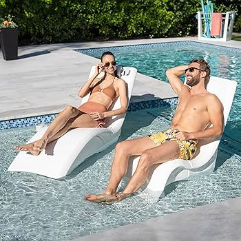 Step2 Vero Pool Lounger with Riser, Fade-Resistant, Waterproof Patio Furniture, Pool Lounge Chair... | Amazon (US)