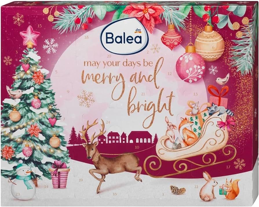 BALEA Advent Adventskalender 2023 Beauty -CLASSIC EDITION- Frauen + Mädchen Kosmetik Advent Kale... | Amazon (DE)