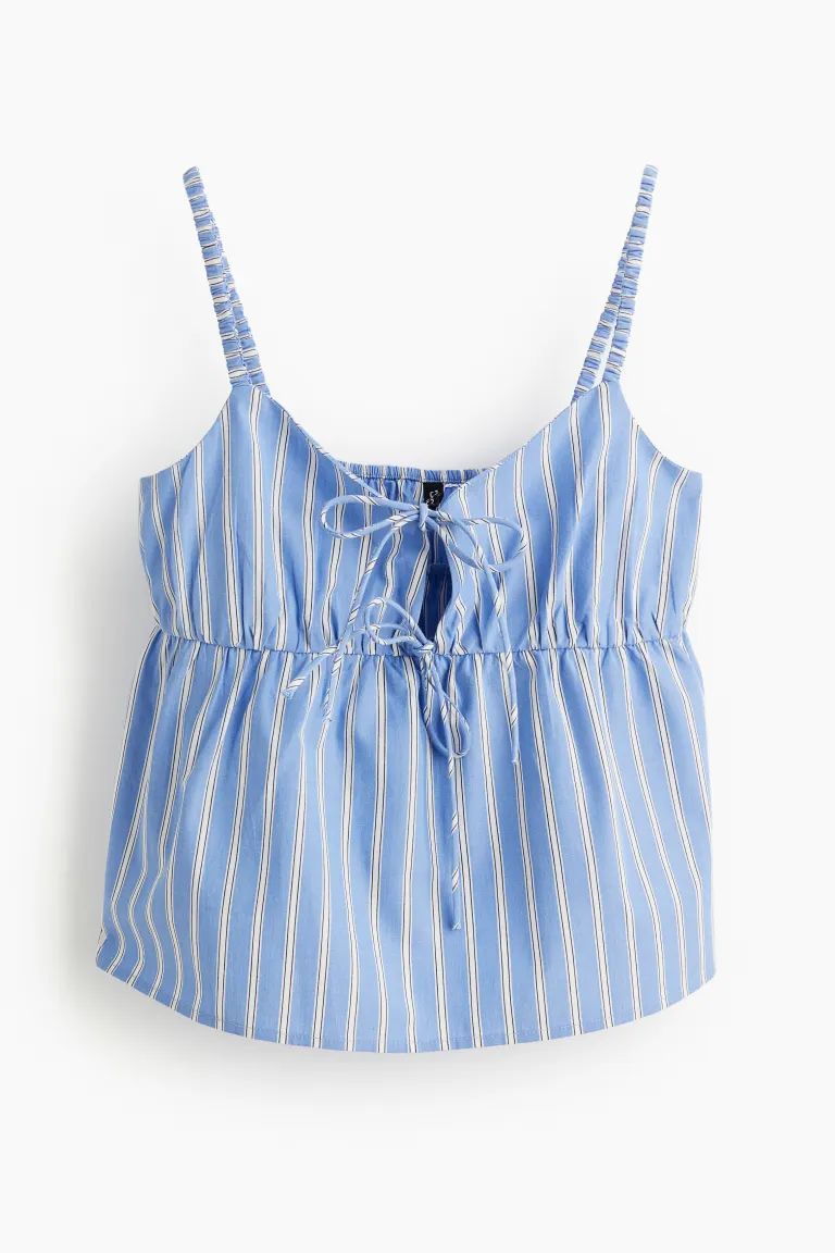 Tie-detail strappy top | H&M (UK, MY, IN, SG, PH, TW, HK)