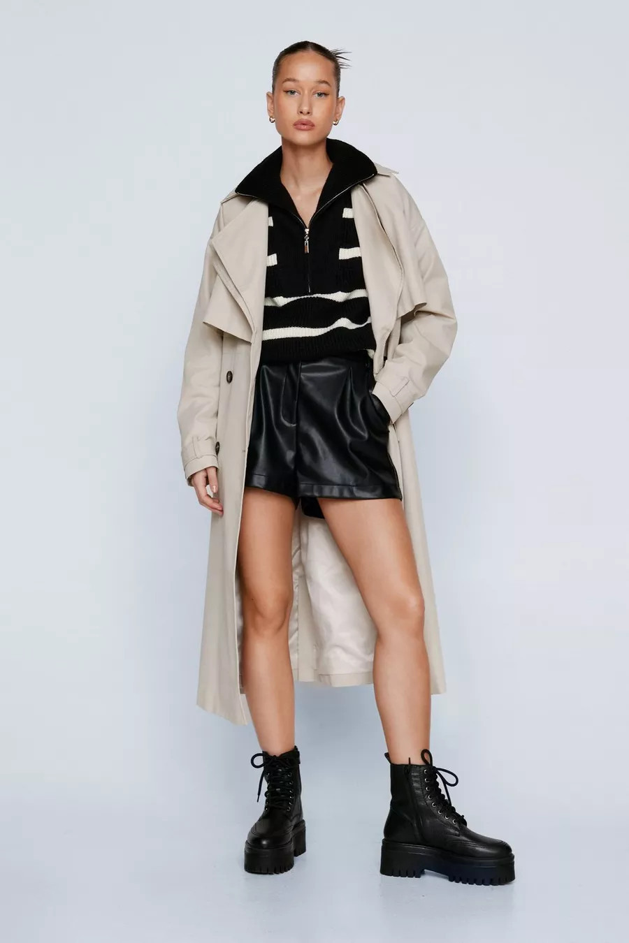 Faux Leather High Waisted Shorts | Nasty Gal UK (+IE)