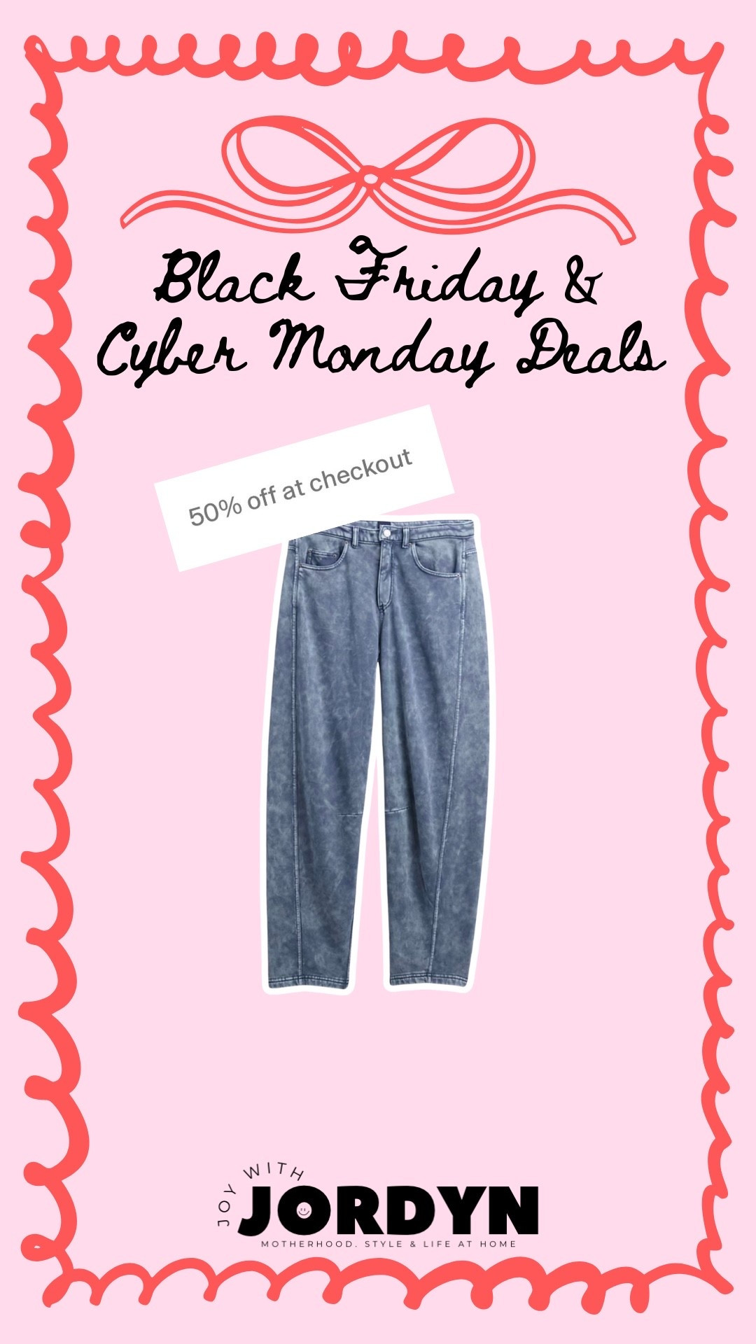 BLACK FRIDAY DEAL: these are the BEST sweats! They look like jeans! They rarely go on sale and they’re 50% off today! They run big, I recommend sizing down!

#LTKFindsUnder50 #LTKCyberWeek #LTKSaleAlert