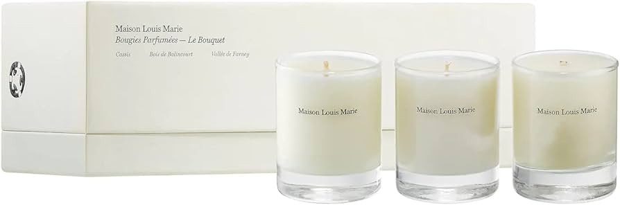 Maison Louis Marie - Le Bouquet Candle Trio Set Natural Soy Wax Candles | Luxury Clean Beauty + N... | Amazon (US)