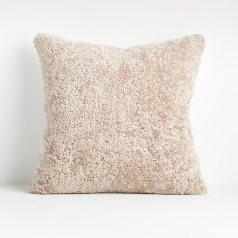 Andreo 20" Tapue Pillow with Down-Alternative Insert | Crate and Barrel | Crate & Barrel