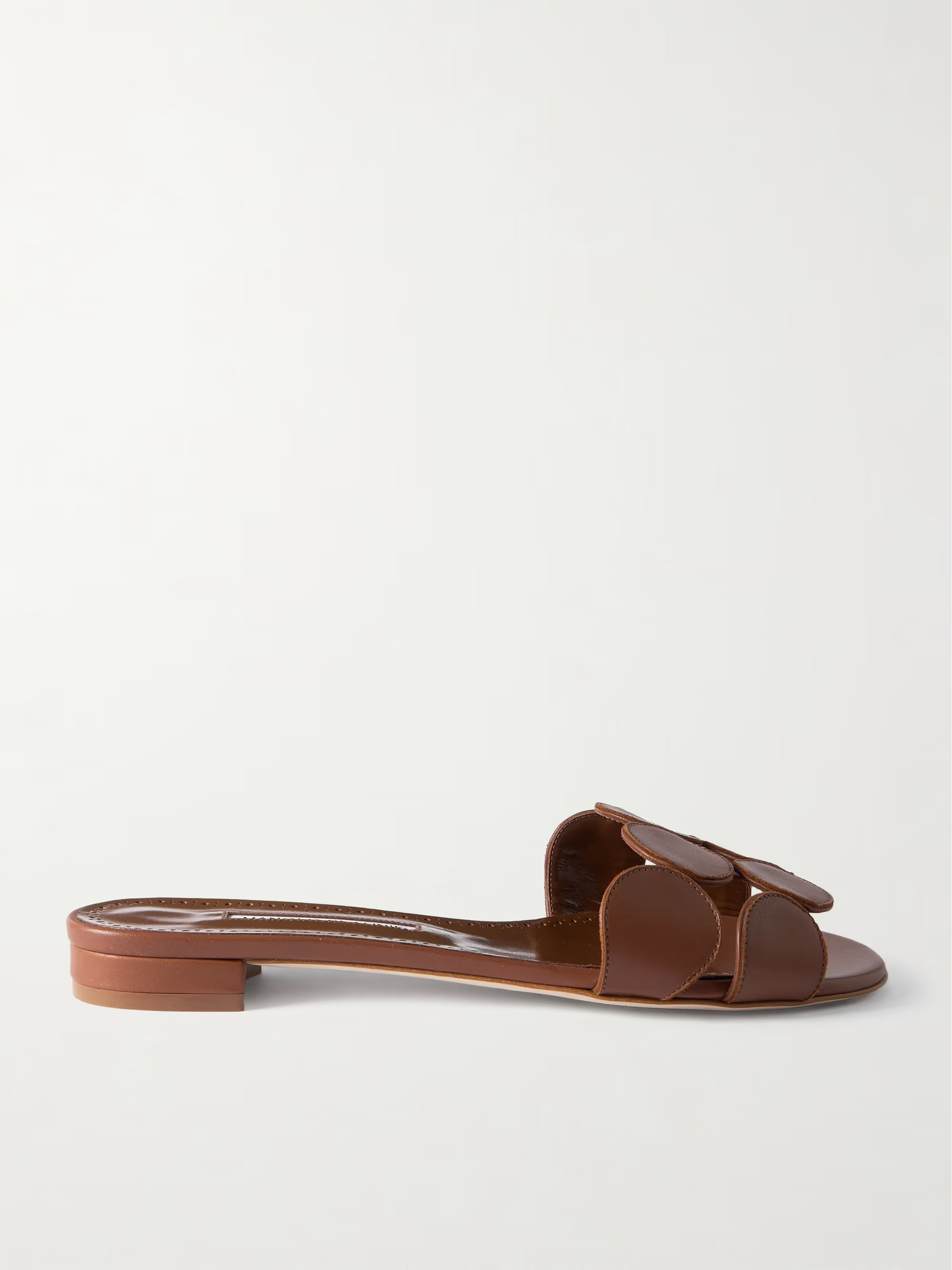 Haribalmu 10 cutout leather slides | NET-A-PORTER (US)