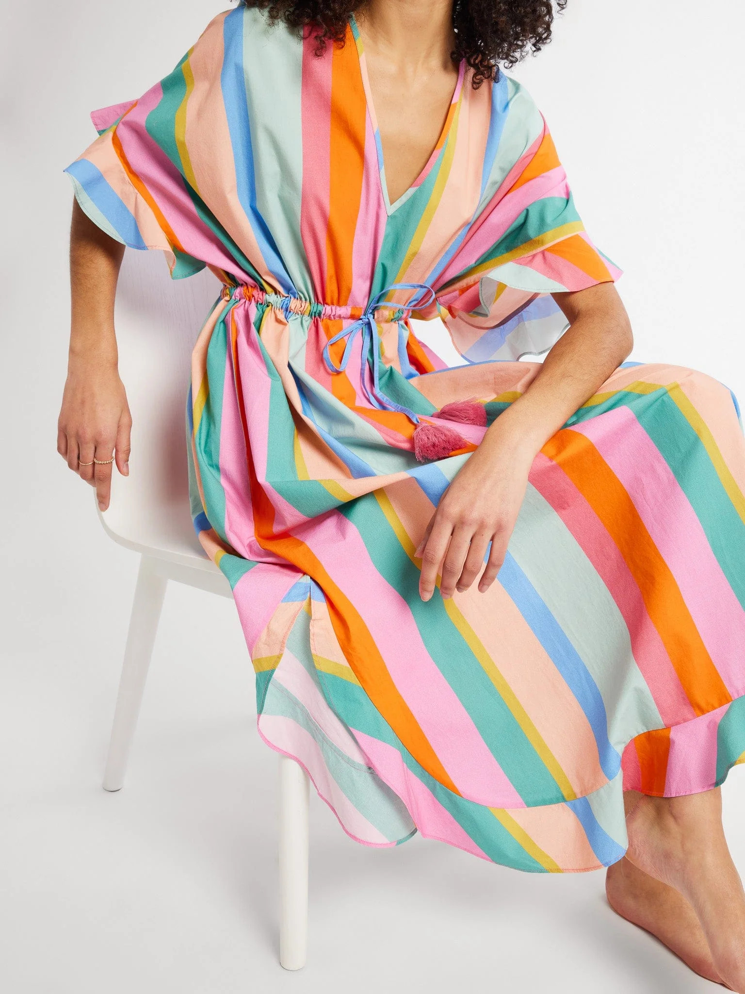 Eden Caftan in Confetti Stripe | Mille