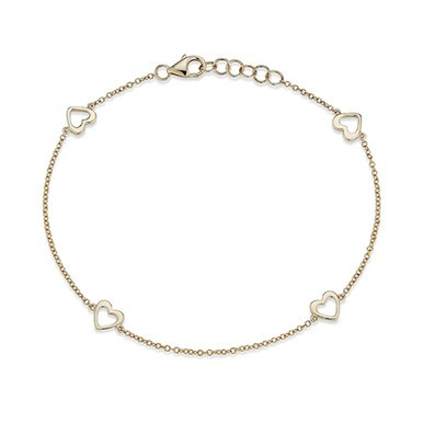 DRD Multi Heart Adult Station Bracelet | Dana Rebecca Designs