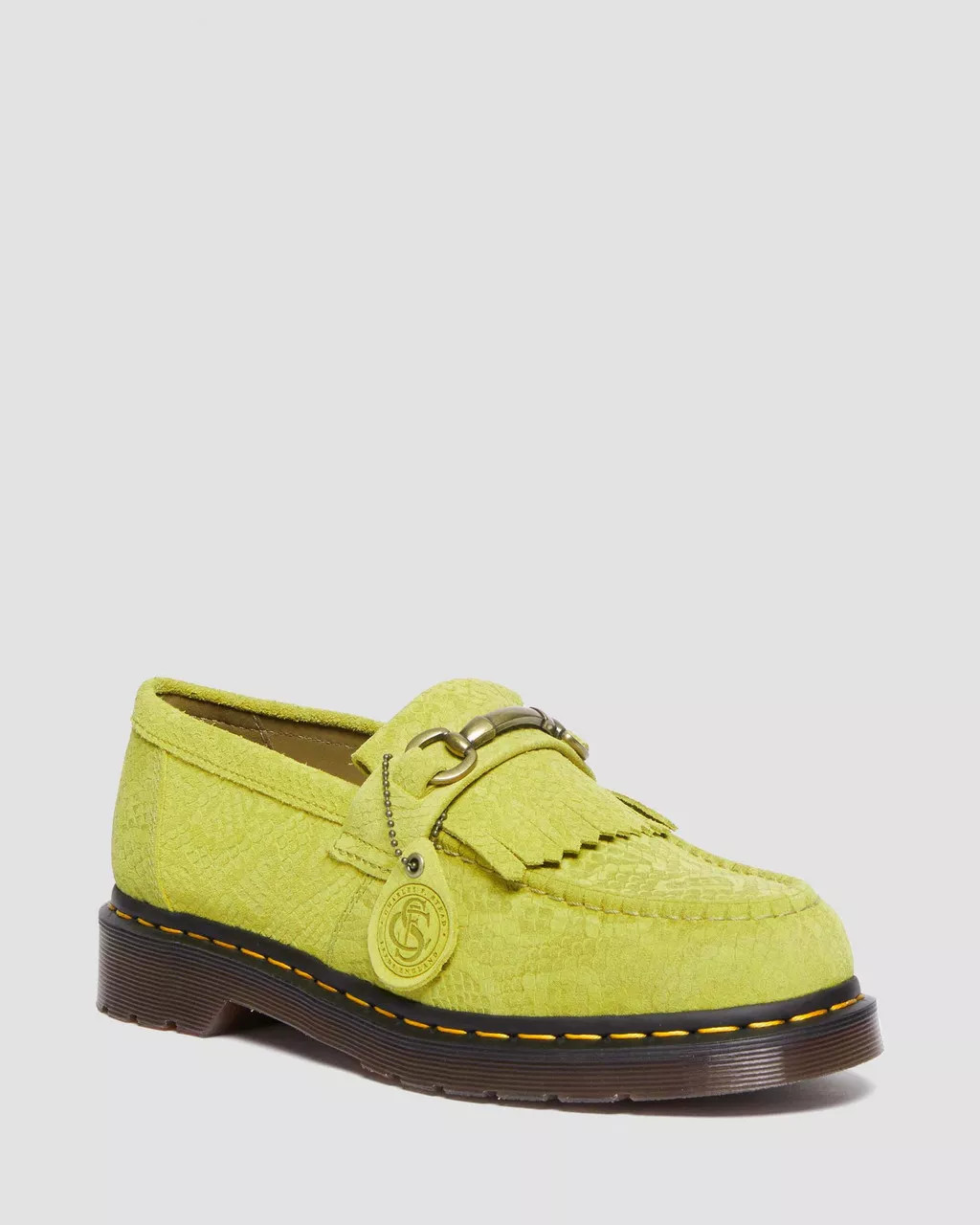 Adrian Snaffle Repello Emboss Suede Kiltie Loafers | Dr. Martens