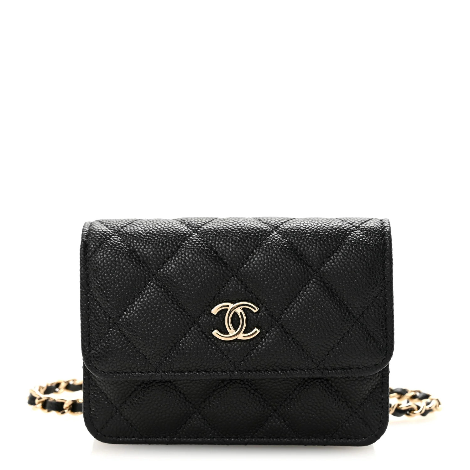 Caviar Quilted Belt Bag Black | FASHIONPHILE (US)