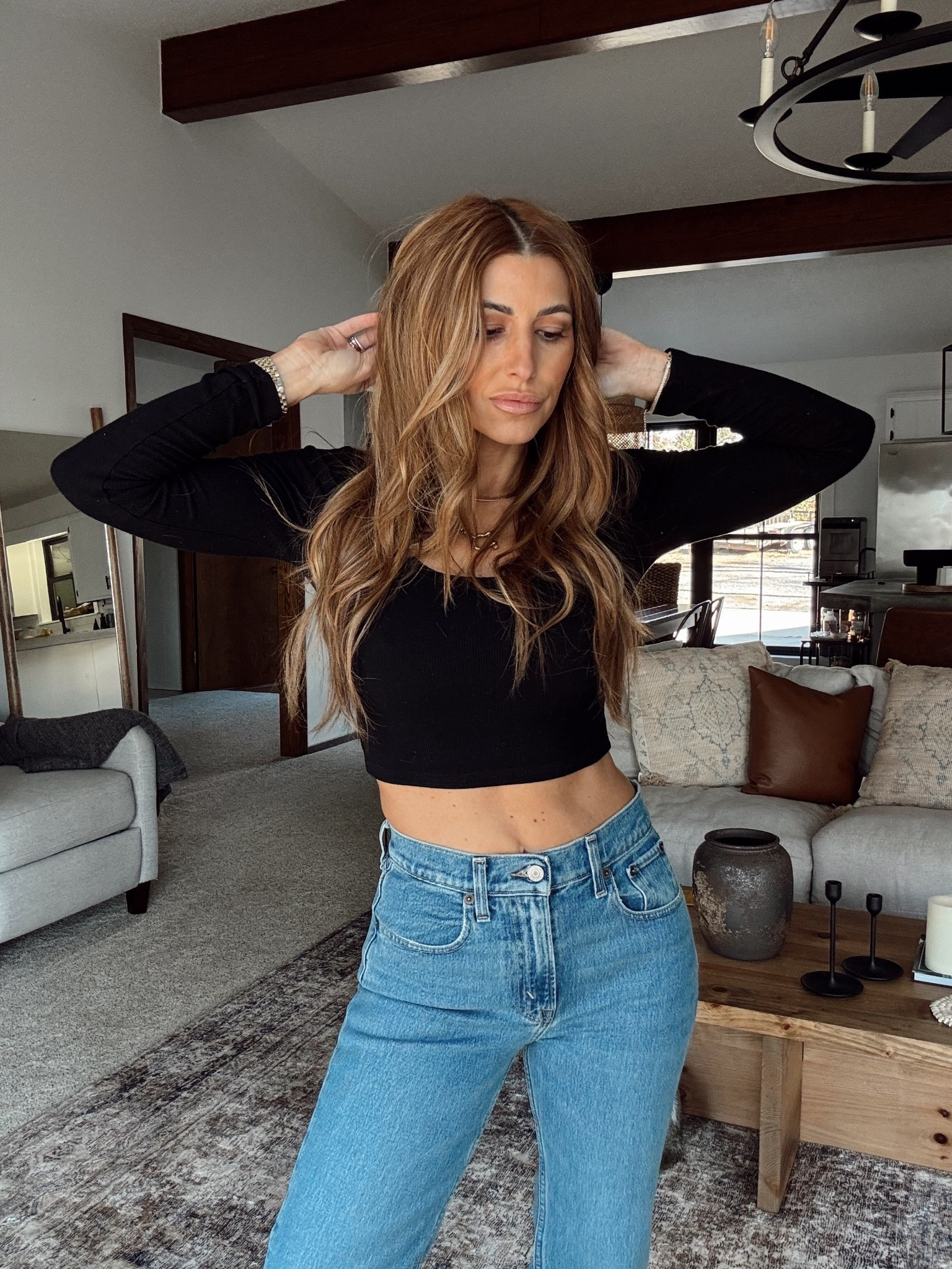 Abercrombie denim for petite girls  

#LTKPetite #LTKootd