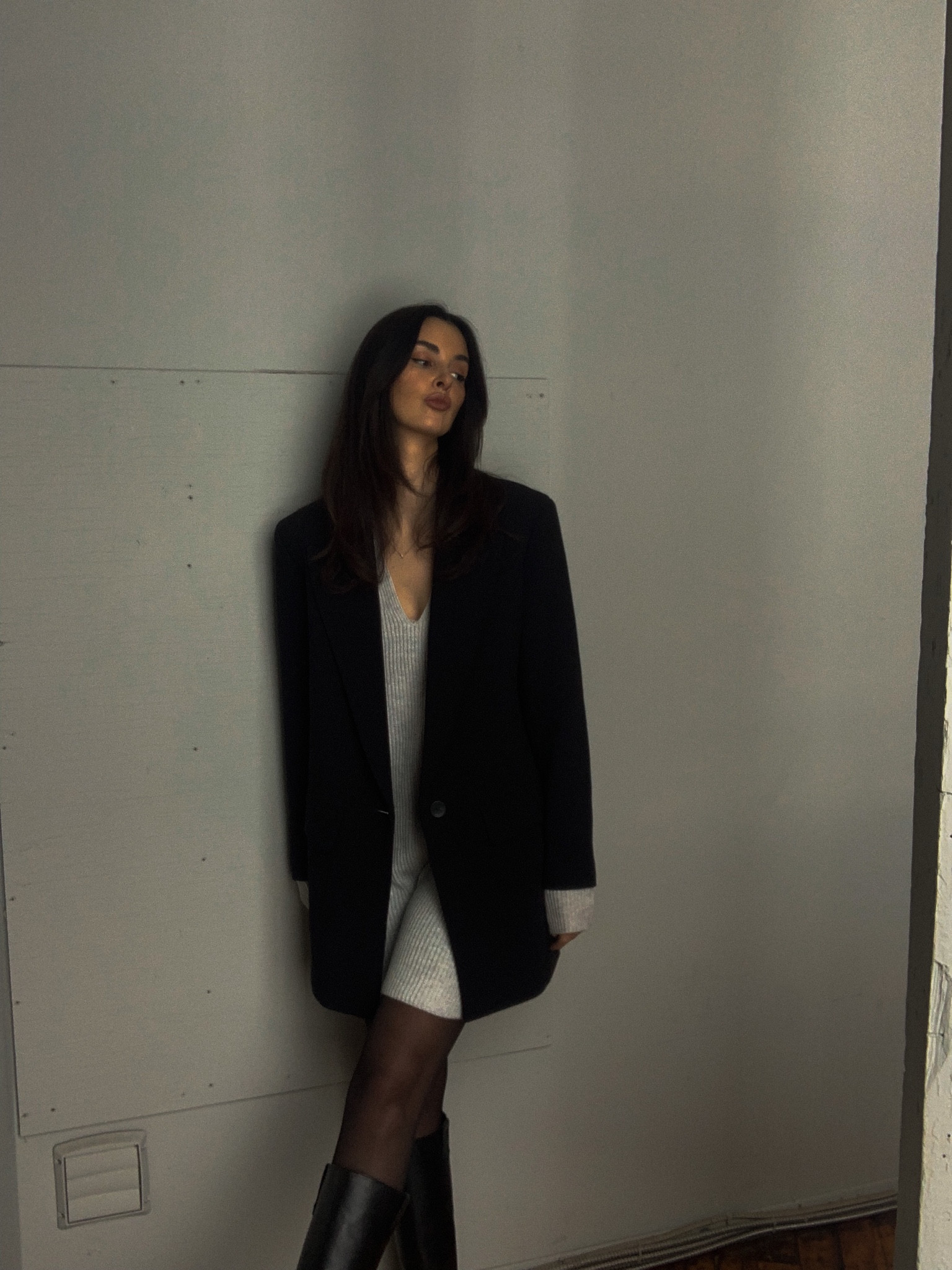 Love a wool cashmere romper worn under a blazer, some stockings and knee-high boots. So chic!

#LTKSeasonal #LTKFind #LTKstyletip